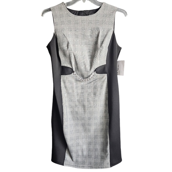 ENFOCUS STUDIO  Womens Black Gray Dress Sz 14 NWT - Picture 1 of 7